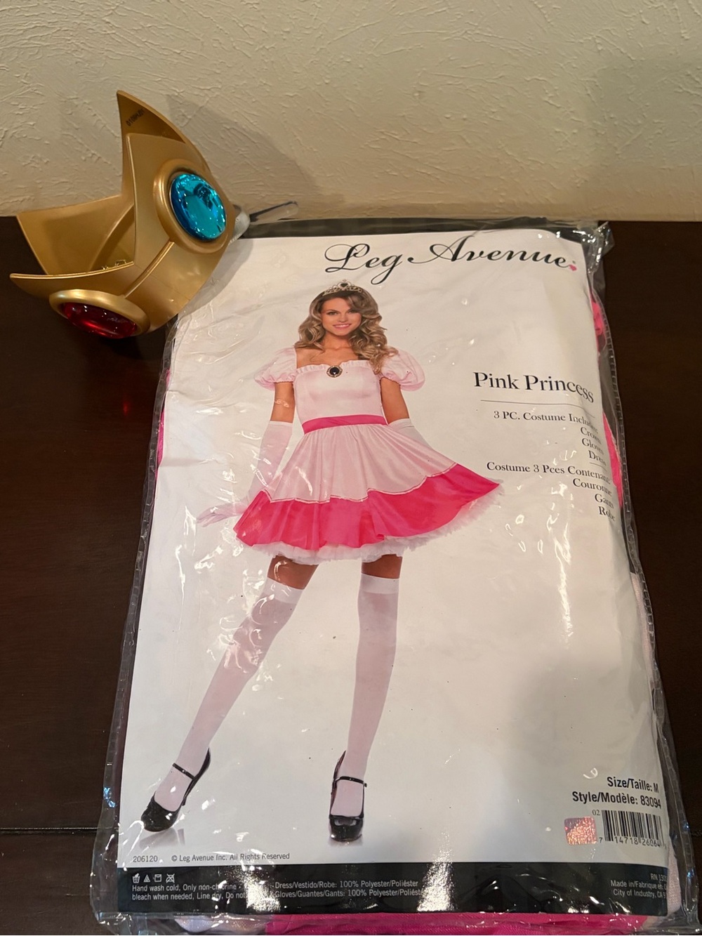 Leg Avenue Pink Princess Kids Costume - Hot Pink and Light Pink